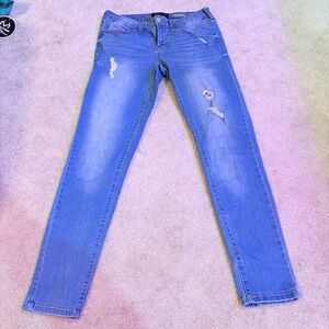 Aeropostale Light Blue Distressed Jeggings